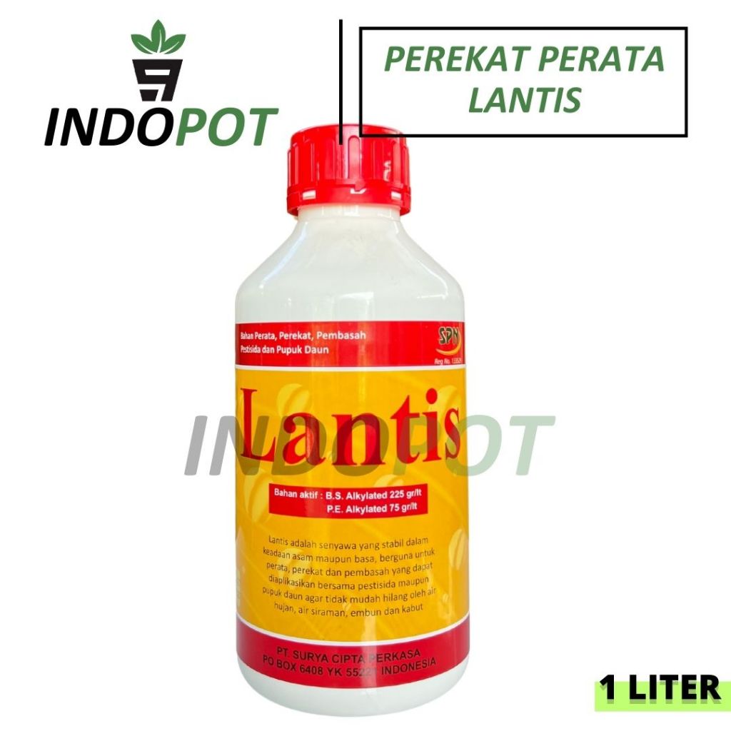 Perekat Perata LANTIS 1L Untuk Penyebaran Pestisida & Pupuk Daun