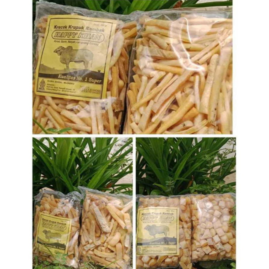 

Krupuk Rambak Stick LEBAR 500gr Happy Khan Super enak dan Renyah