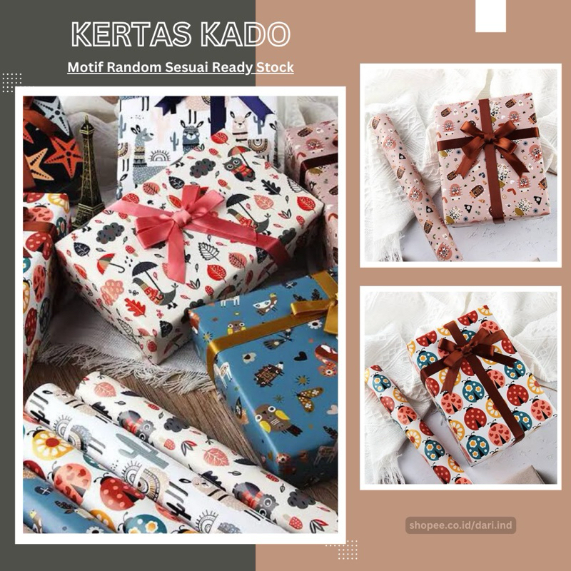 

TAMBAHAN BUNGKUS KERTAS KADO