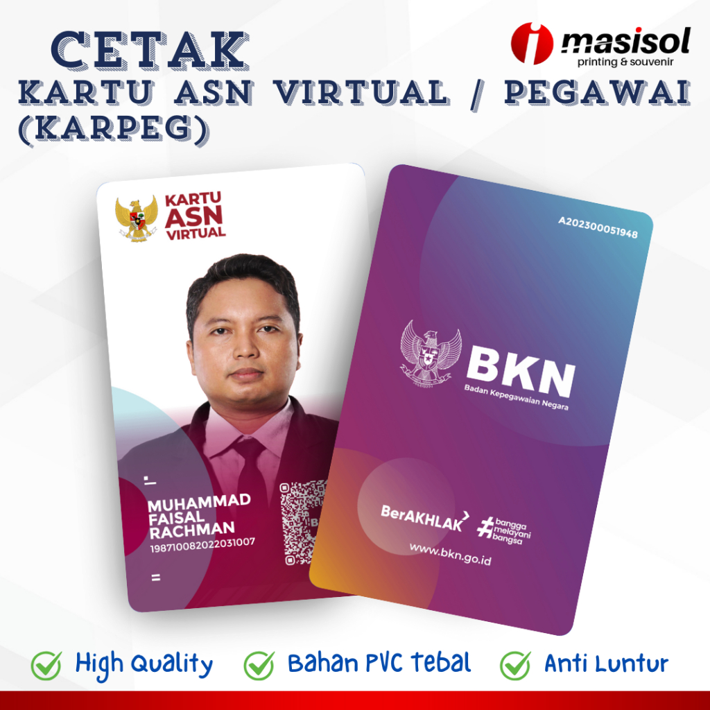 

Cetak Kartu Pegawai (Karpeg)