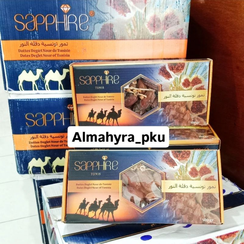 Kurma Tunisia Tangkai Sapphire 500gr