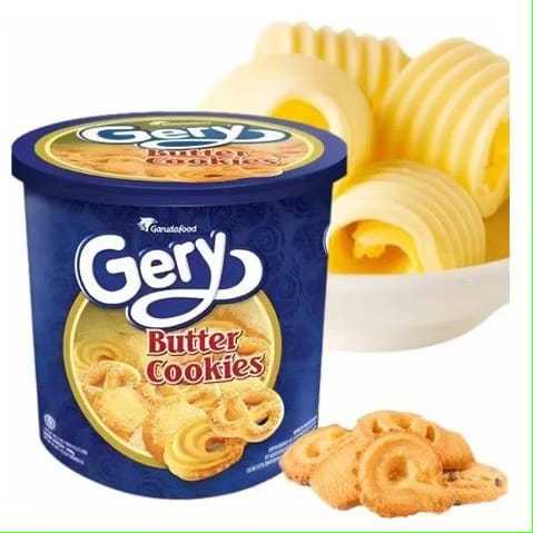 

Gerry Butter Cookies 300gr Biskuit Kaleng Gery Butter Kukis