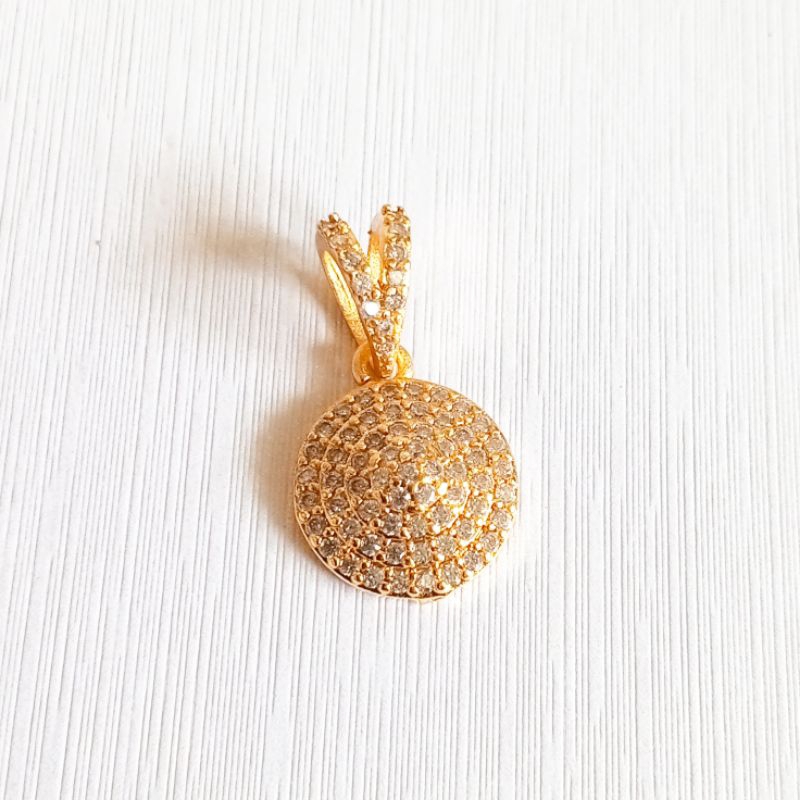 Liontin kalung fashion jewelry perhiasan warna emas