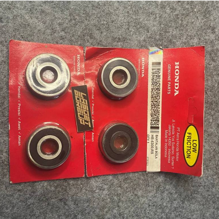 Lahar Bearing Honda 6300 RS Bantalan Bola 6300RS HB-6300-RS