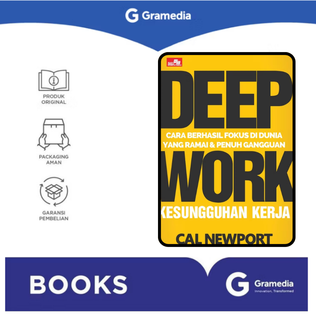 Deep Work Cara Berhasil Fokus Di Dunia Yang Ramai Dan Penuh