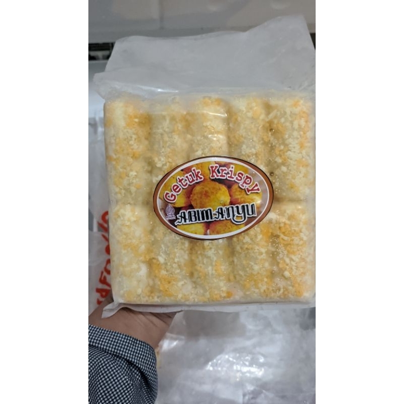 Getuk Krispy Coklat Lumer Getuk Singkong Crispy Camilan Frozen isi10