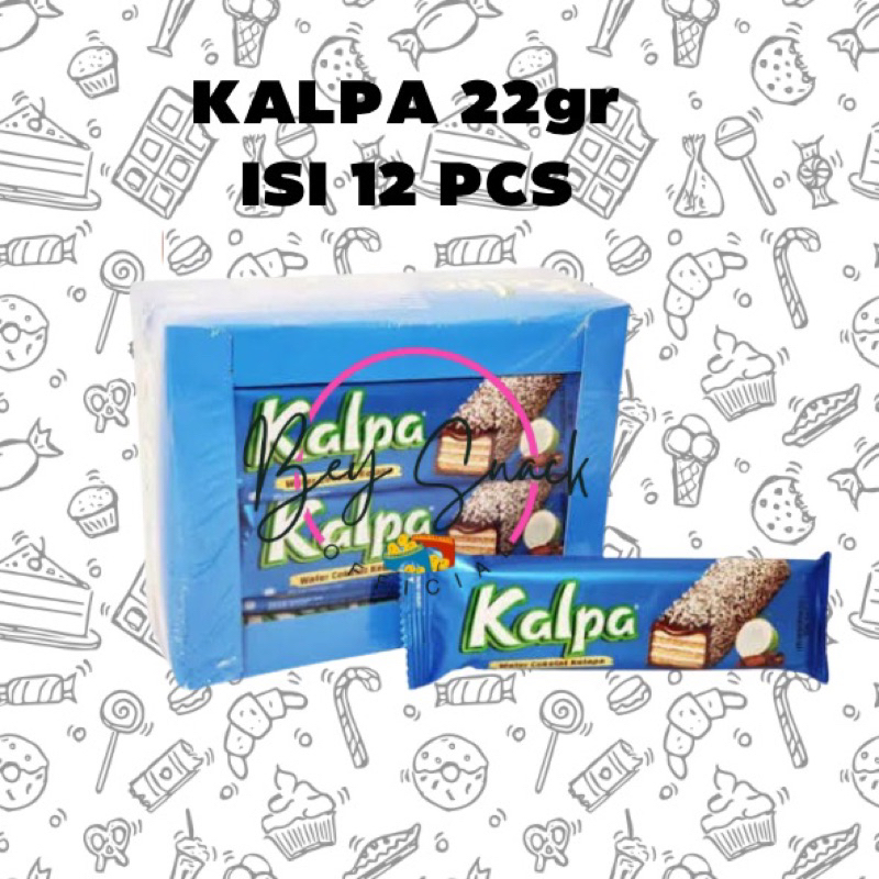 

KALPA WAFER COKELAT KELAPA 24GR - 12 PCS X 24GR 1 BOX ISI 12 KALPA BOX