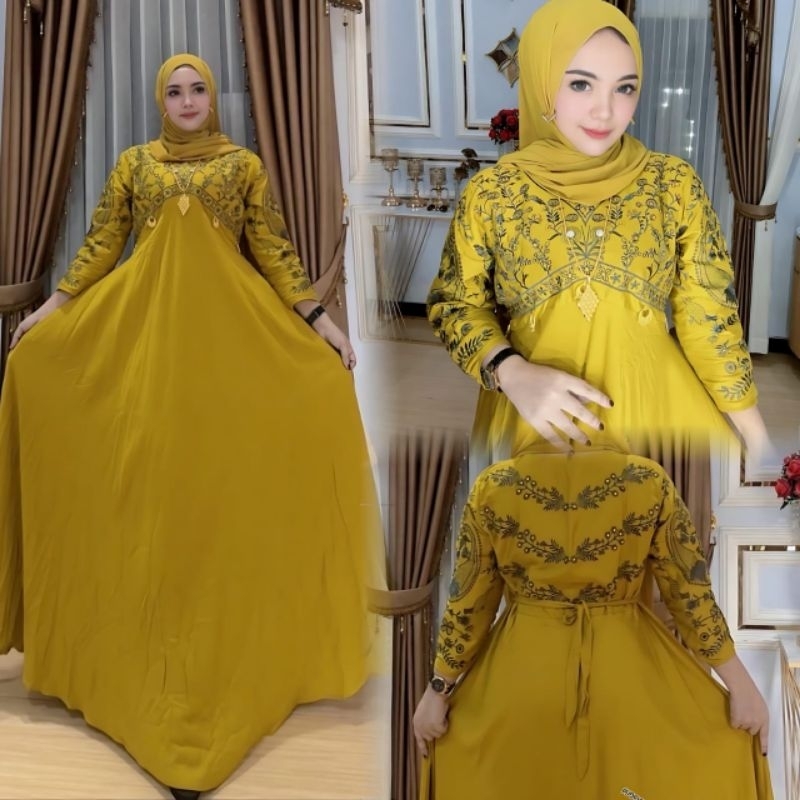 GAMIS HINDI KW SERASA ORI  BORDIR YG SANGAT MEWAH