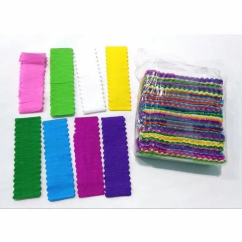 

kertas krep potong / kertas crep isi 10pcs