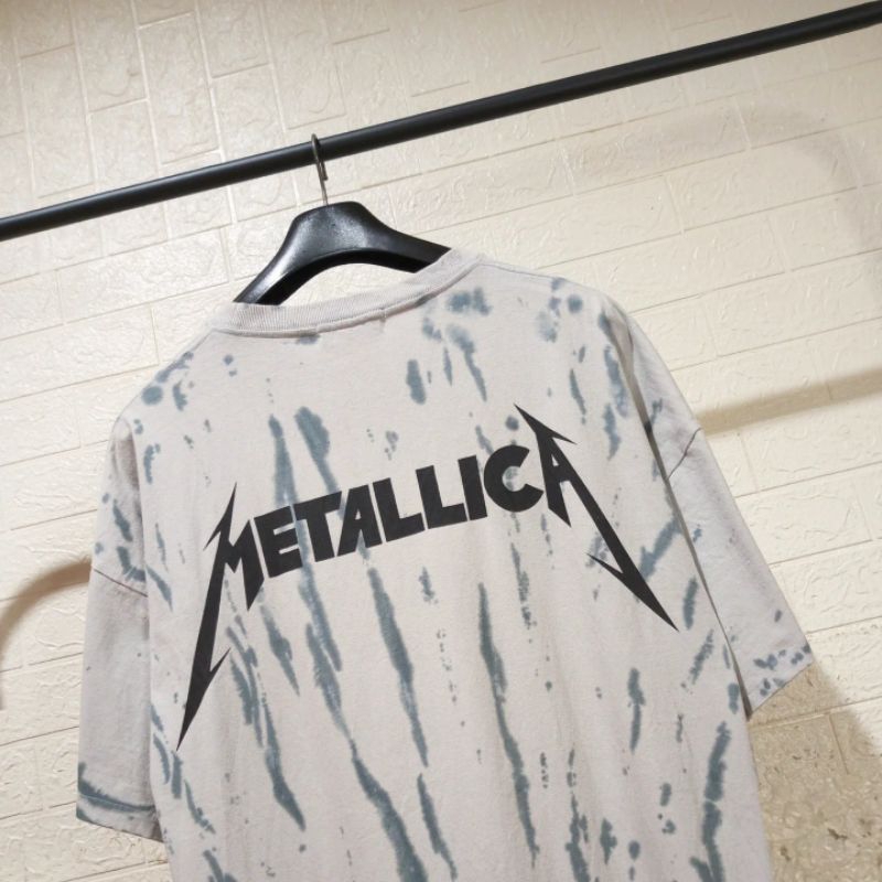 Monkey Time x Metallica Tie Dye Oversized T-Shirt