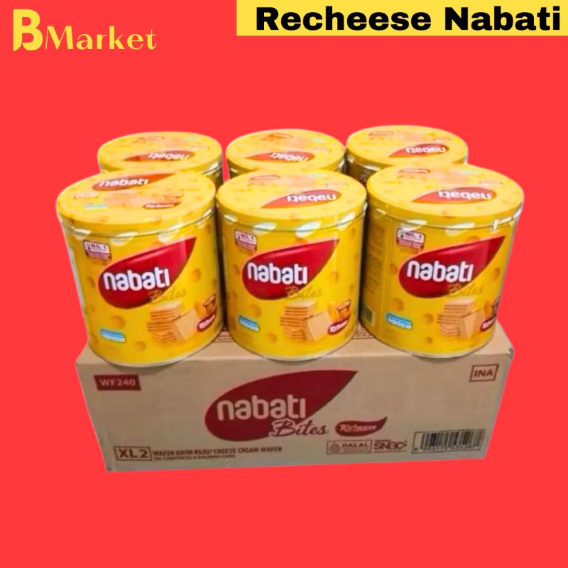 

Recheese Nabati Kaleng 240 Gr 1 Dus (6 Kaleng) / Wafer Kaleng