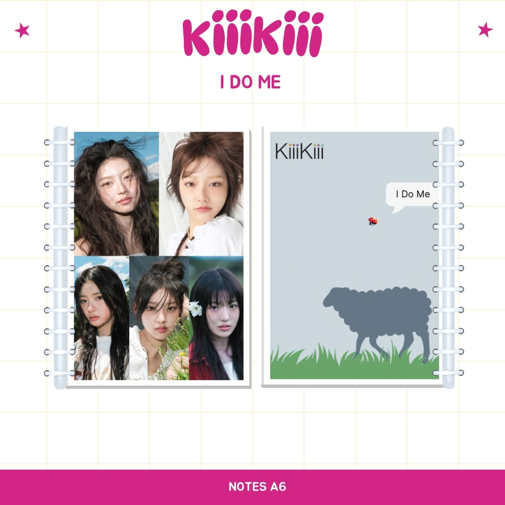 

A6 NOTES KIIIKIII I DO ME (ISI 40 HVS + COVER LAMINASI 2 SISI) BUKU NOTE NOTEBOOK TANDA TANGAN TTD KPOP IDOL KOREA PREMIUM MURAH UNOFFICIAL SUI HAUM LEESOL JIYU KYA READY STOCK !