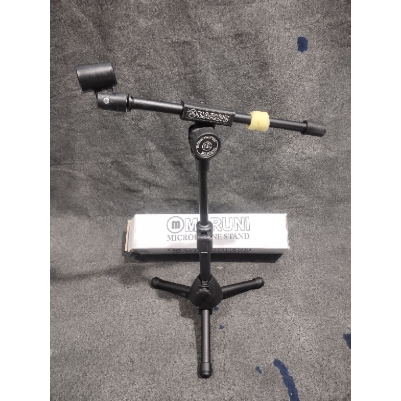 Stand Cagak Mic Pendek Maruni SM-105 SM105 Stand Microphone Stand Mic Berdiri Lantai Original Maruni