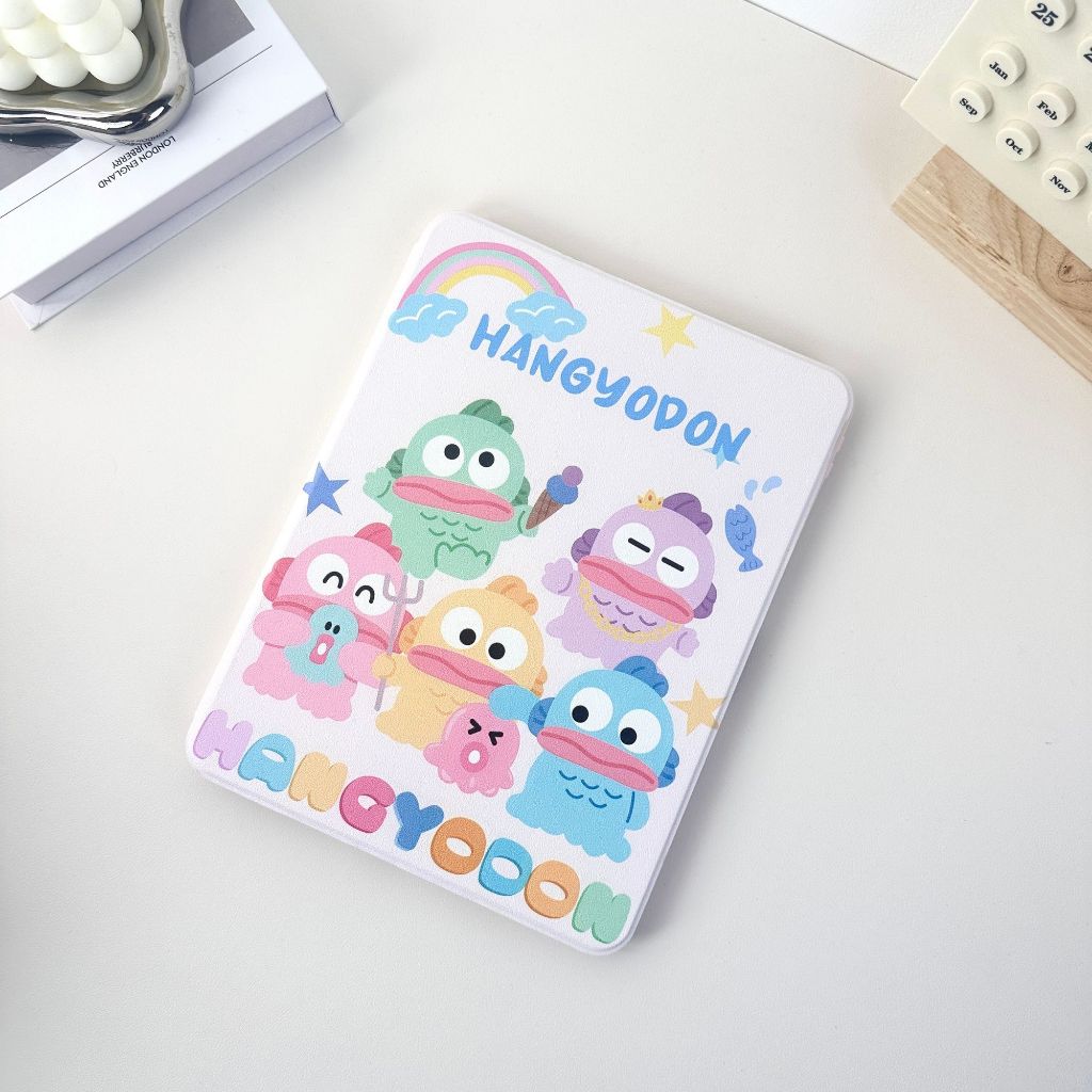 360 Rotation Cute Hanton clownfish iPad Case For ipad 10th 9 8 7 6 Air6 Air5 4 3 Cover iPad Pro 2022