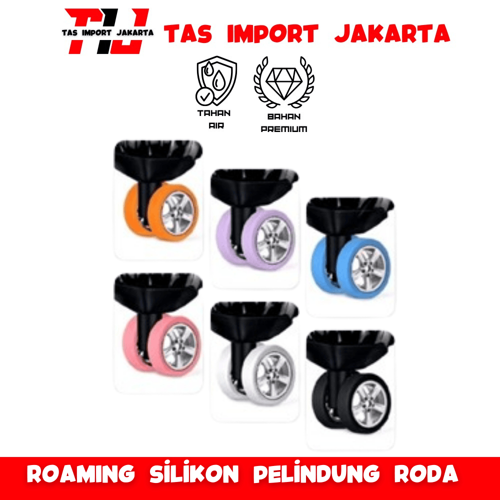 ROAMING Silikon Pelindung Sarung Roda Koper