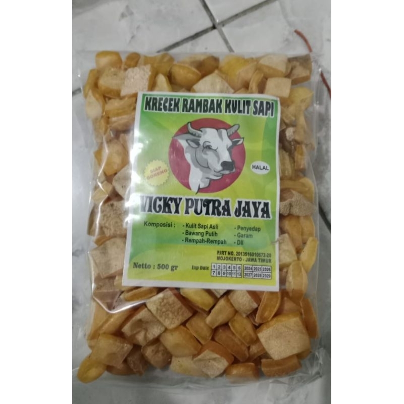 

krupuk rambak kulit sapi super tebal mantul