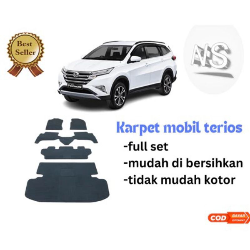 Karpet Karet Lantai Mobil TOYOTA RUSH / DAIHATSU TERIOS