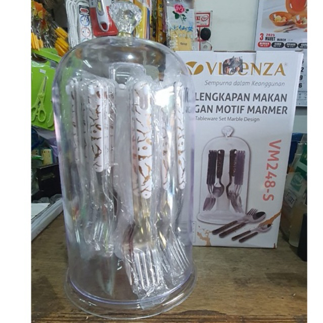 alat makan set wm248-s vicenza/ sendok garpu