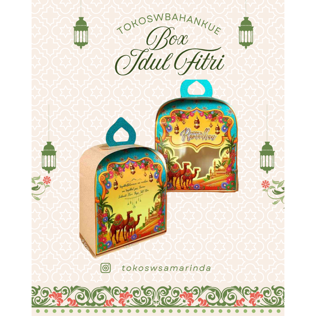 

(PER PCS) BOX IDUL FITRI KANZA 2 EID 18,5X9,5X21CM