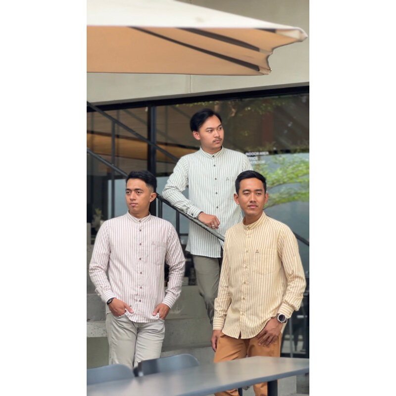 AEH STRIPES KEMKO • AEH KEMKO SALUR • Kemeja Koko Habib Ahmad Alhadar • Kemko Habib AEH • Kemeja Kok