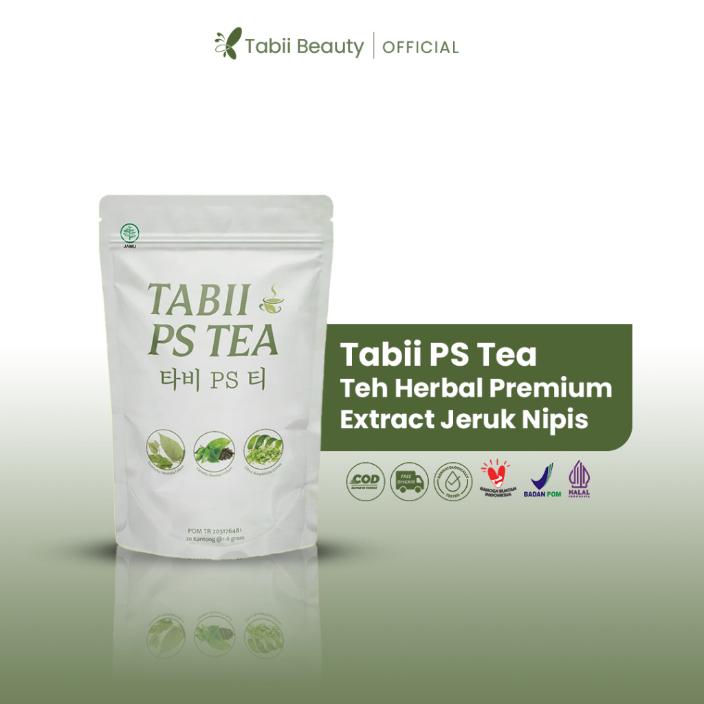 

Tabii Beauty - Minuman Teh Hijau Herbal Premium Dengan Extract Kulit jeruk nipis