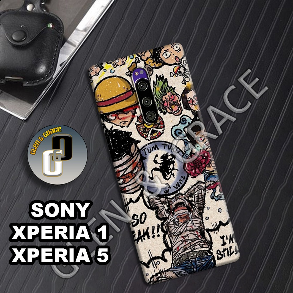 G10 - Case SONY XPERIA 1 - Bahan karet lentur - Motif ANIME - Softcase SONY XPERIA 5 - Silikon lentu