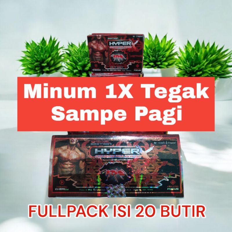 

FULLPACK HyperX Madu Bubuk Asli Isi 20 Butir