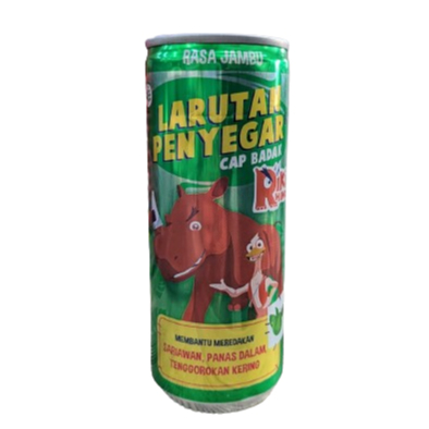 Larutan Penyegar Cap Badak  238ML/ Minuman Sariwan Panas Dalam Anak