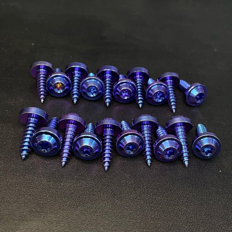 Baut body set isi (20) honda titanium probolt drat kasar probolt body honda vario beat probolt origi