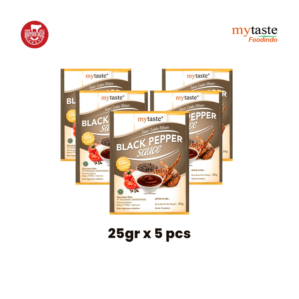 

My Taste Blackpepper Sauce 25gr x 5pcs - Brothermeatshop