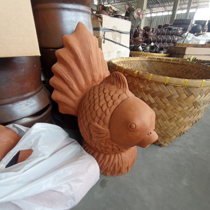 Pancuran air pancuran kolam bentuk ikan