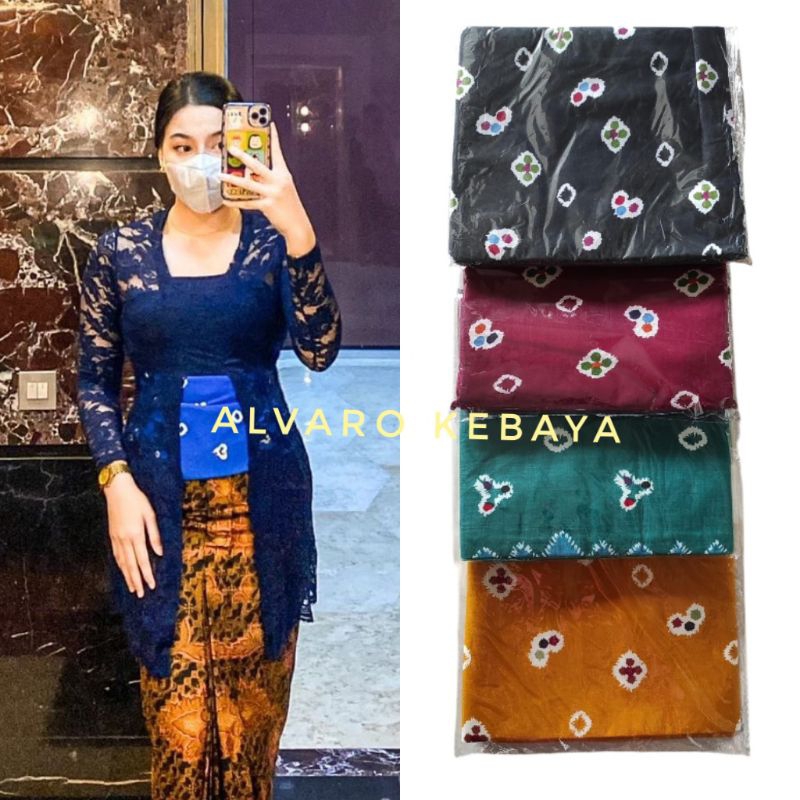 Angkin jumputan instan / sabuk instan stagen angking kebaya ready stock