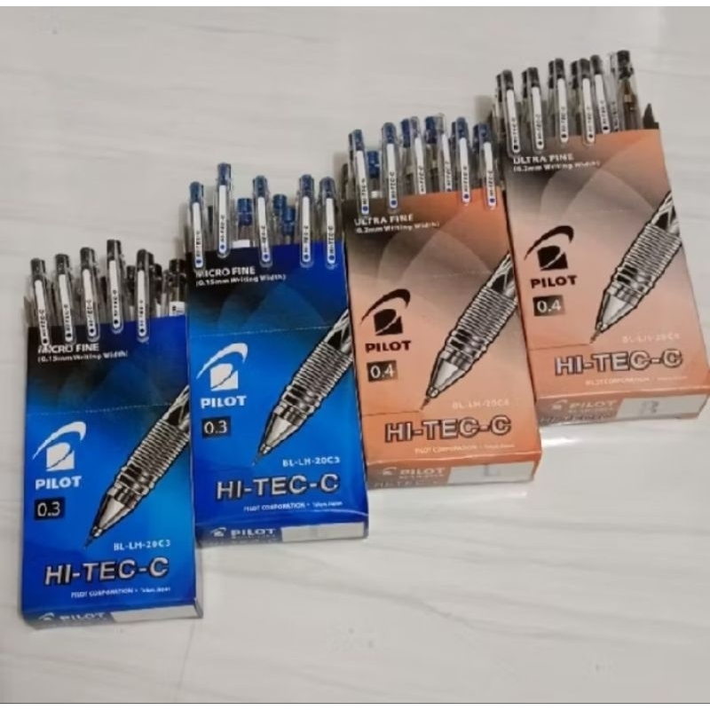 

Pen PILOT HI-TEC C 0.3mm/0.4mm original(isi 12 pcs)