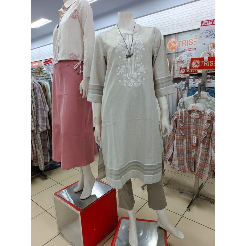 TRISET TUNIK WANITA