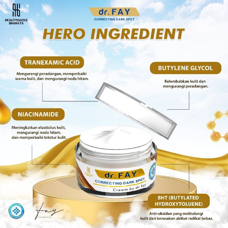 DR FAY CREAM ORIGINAL PENGHILANG BOPENG BEKAS JERAWAT & JERAWAT CREAM ORIGINAL 100%  ( DR FAY )