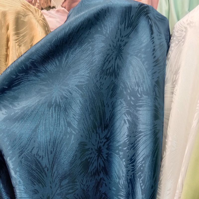 TYH Kain Jaguar Armani Silk Motif Premium Bahan Dress, Atasan, Kemeja, Bakal Wanita