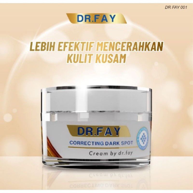 Promo Dr. FAY Cream perawatan jerawat - Bopeng Bekas jerawat& flek hitam kerutan ( DR FAY )
