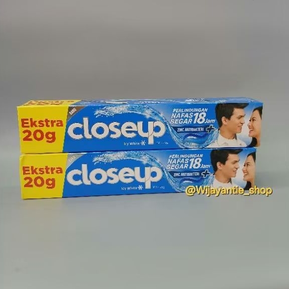 Closeup Icy white 160+20g|| Closeup pasta gigi