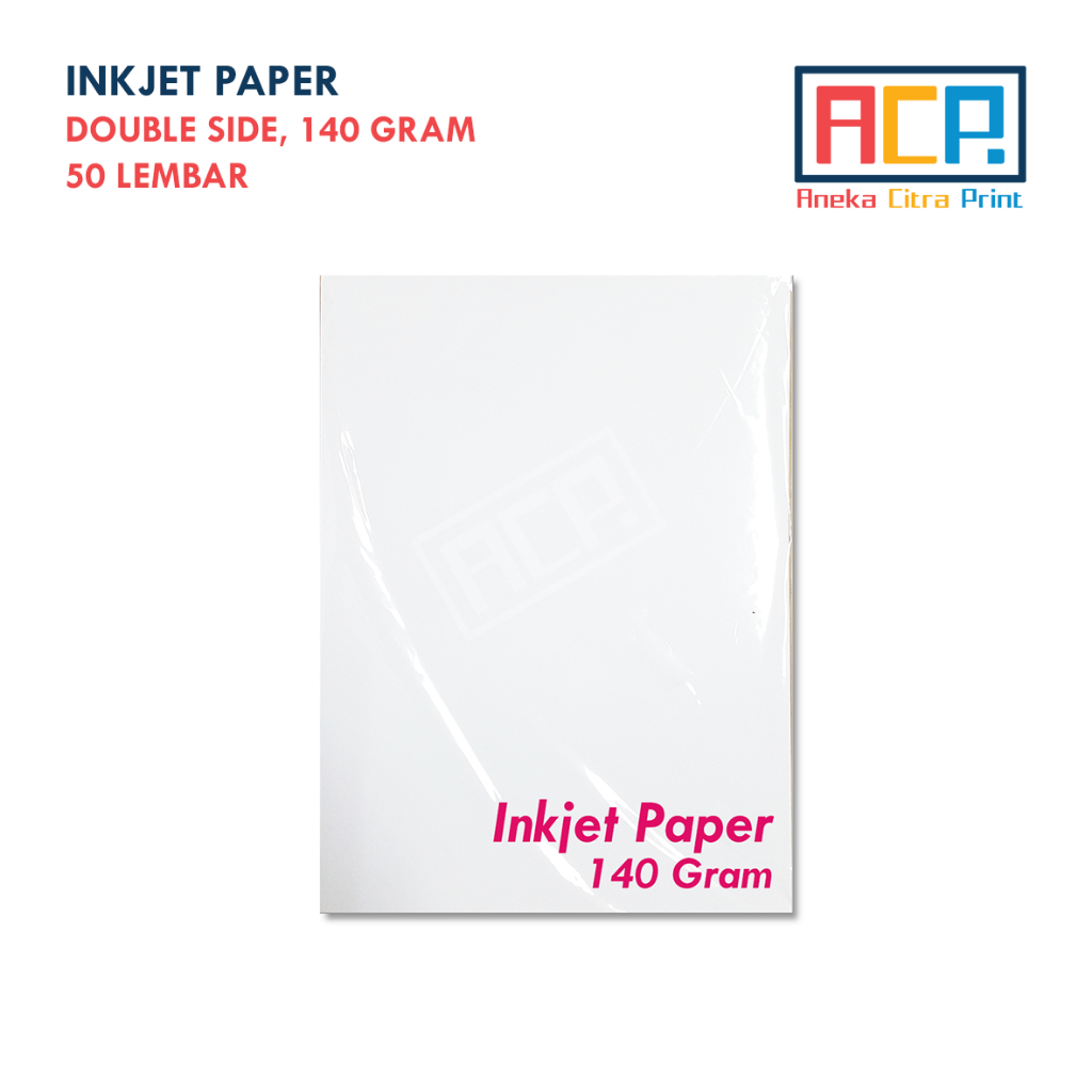 

Kertas Inkjet / Inkjet Paper A4 140 gram - Double Side