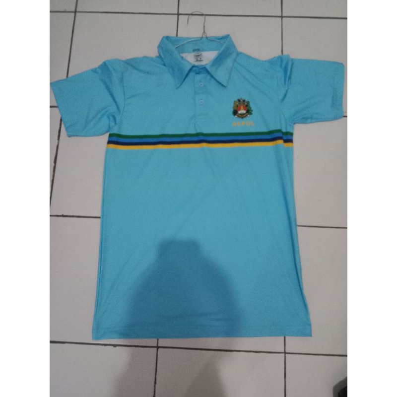 Kaos Kerah Biru Olahraga Taruna Akpol Akademi Kepolisian Asli Jatah