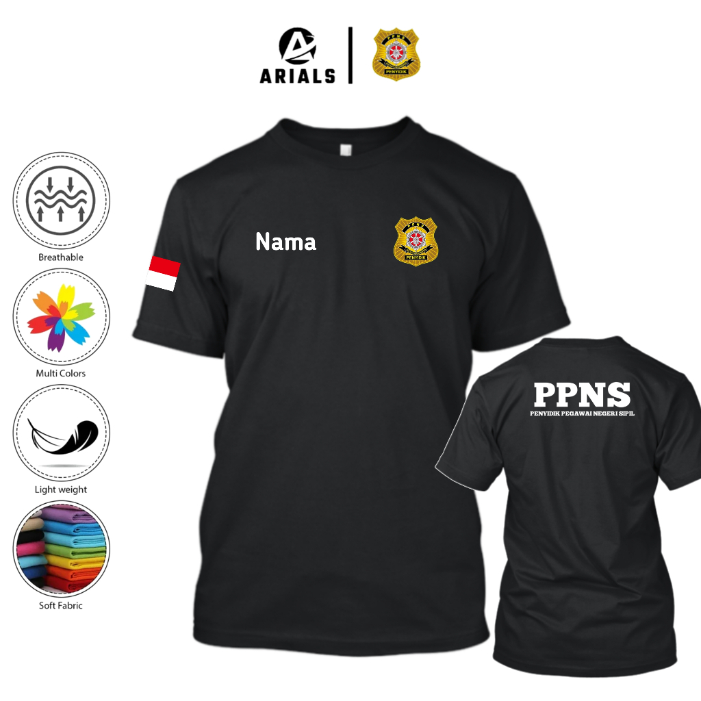 Arials Kaos Baju PPNS Penyidik Pegawai Negeri Sipil