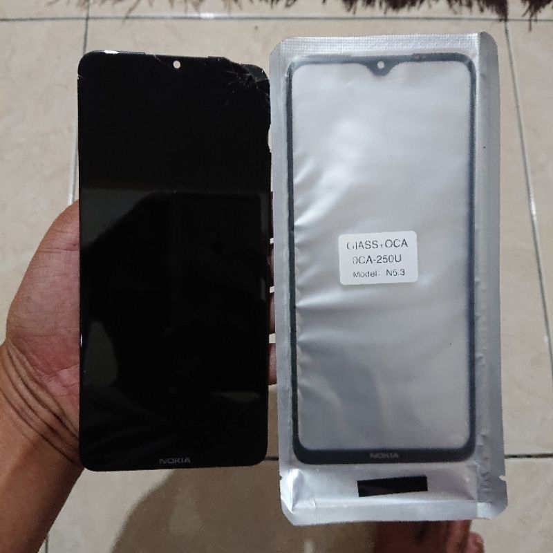 lcd nokia 5.3 ori copotan