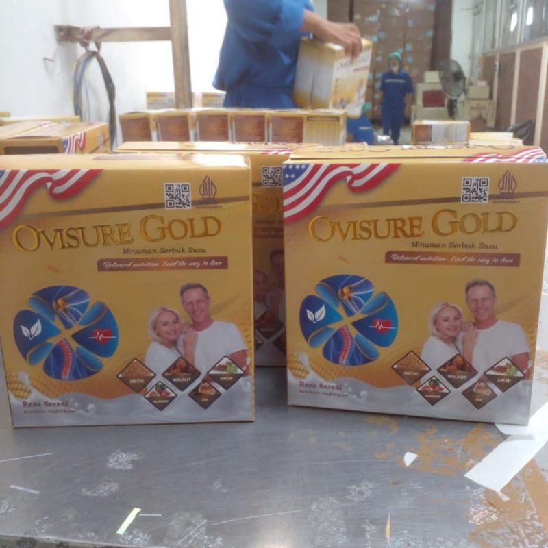 

Paket 2 Box OVISURE GOLD Susu Tulang Sendi Osteoporosis dan Saraf Original BPOM