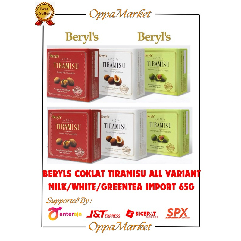 

BERYLS COKLAT TIRAMISU MILK/WHITE/GREENTEA IMPORT ALL VARIANT 65GR