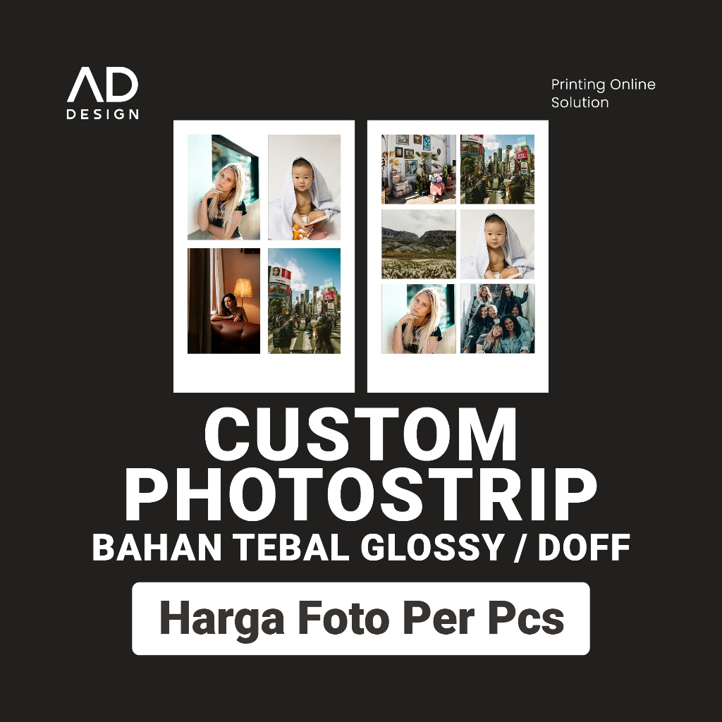 

CETAK PHOTOSTRIP CUSTOM FOTO GLOSSY / DOFF BAHAN TEBAL