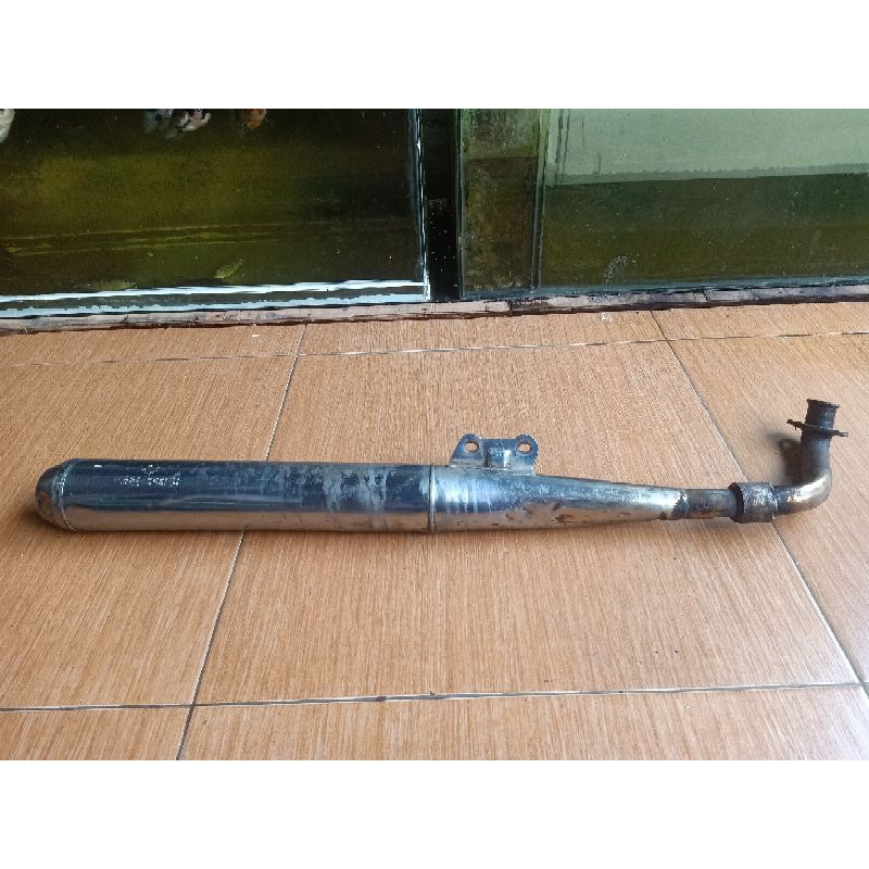 KNALPOT SUZUKI CRYSTAL ORIGINAL COPOTAN