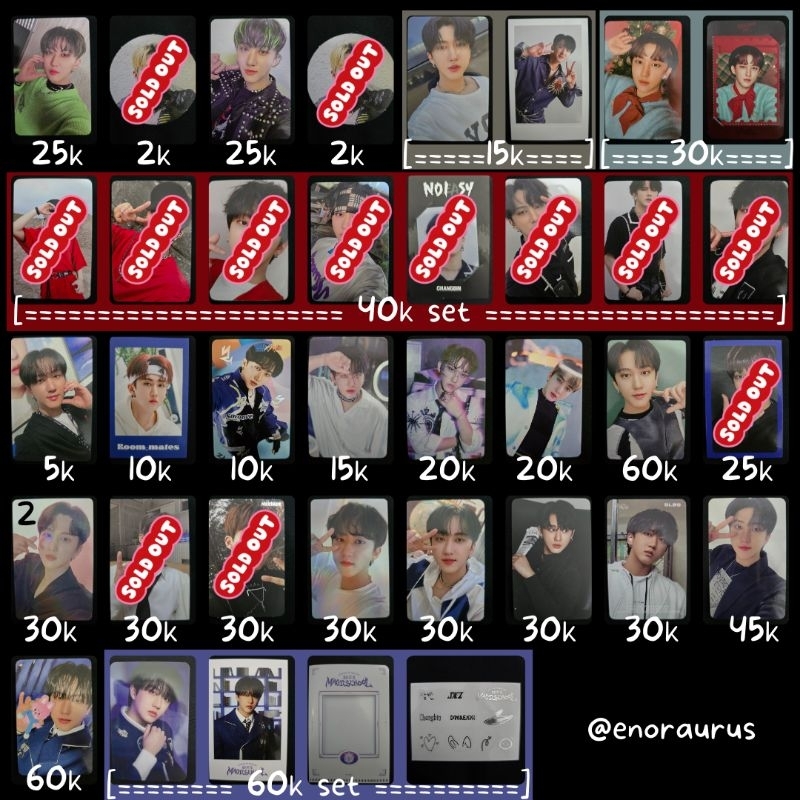 Stray Kids photocard, mini poster, ddakji, postcard, pola, sticker. Skz, Changbin, Han, Felix, Seung