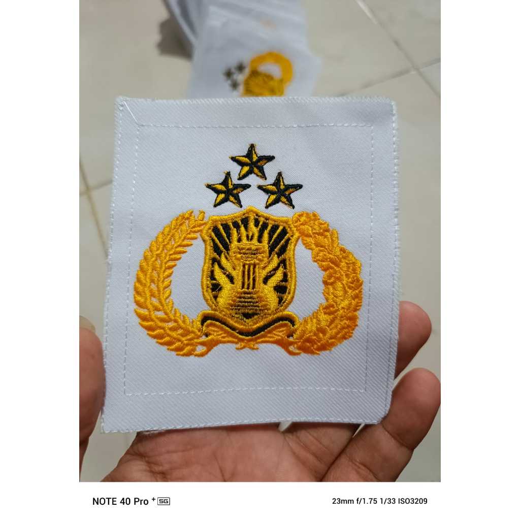 BORDIR TRIBRATA POLRI BELA DIRI