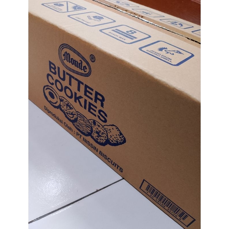 

Monde Butter Cookies 1 Karton isi 6 pcs