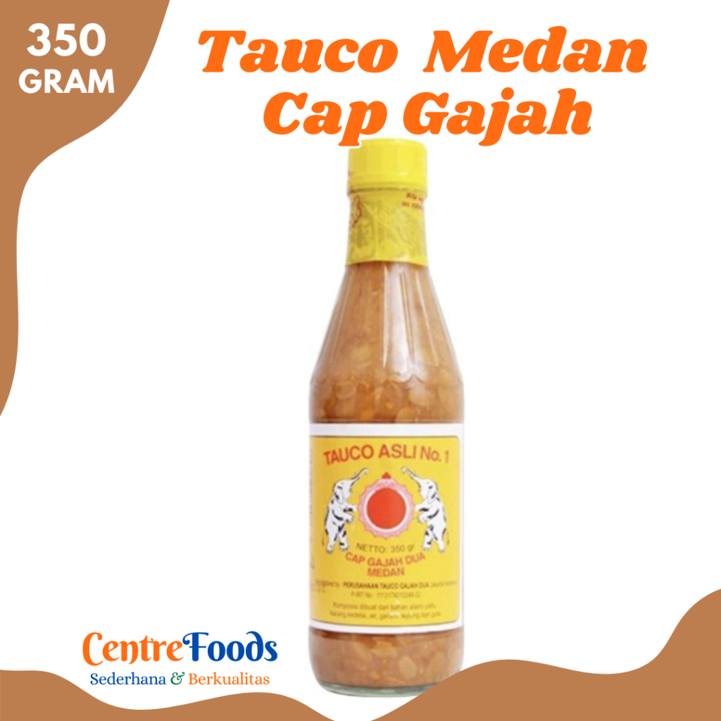 

TAUCO ASLI Medan - Tauco Asli Cap Gajah Dua Medan | Size 350gr [ Harga Per BTL ]